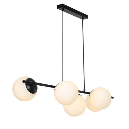 Nordlux Pendelleuchte Lilly Schwarz 5-flammig 5xE14 Spots dimmbar Metall 2612623003