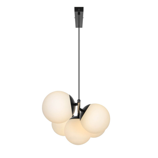 Nordlux Pendelleuchte Lilly Schwarz 5-flammig 5xE14 Spots dimmbar Metall 2612623003