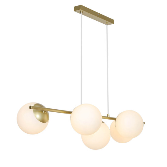 Nordlux Pendelleuchte Lilly Messing 5-flammig 5xE14 Spots dimmbar Metall 2612623035