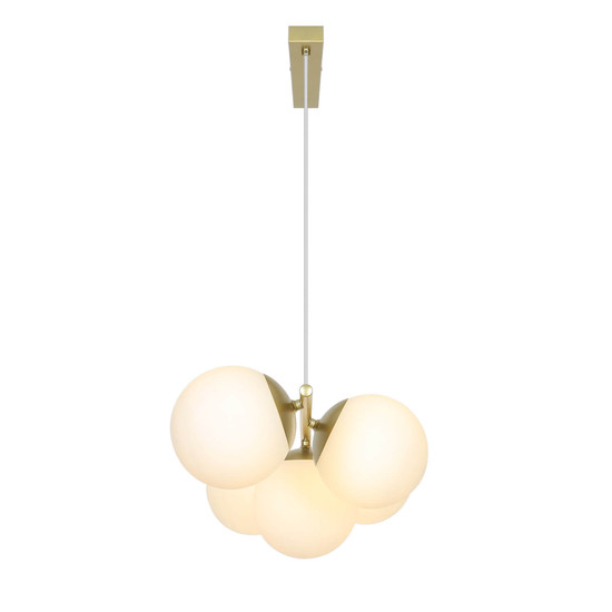 Nordlux Pendelleuchte Lilly Messing 5-flammig 5xE14 Spots dimmbar Metall 2612623035