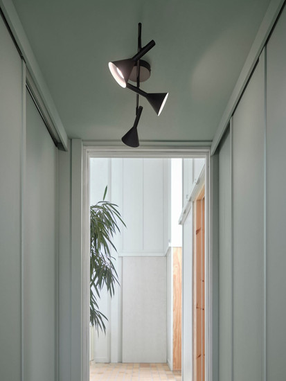 Nordlux Deckenleuchte Kelvis Schwarz 3-flammig 3xGU10 Spots dimmbar Metall 2612706003