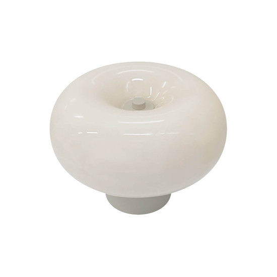 Nordlux Tischlampe Malti Beige E27 Ø27,5cm Glas 2612825009