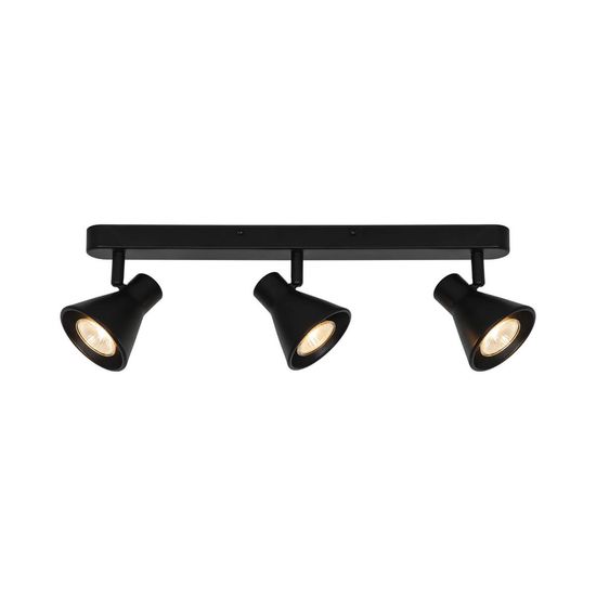 Nordlux Eik Spotlight 3-fach schwarz GU10 schwenkbar 45780103