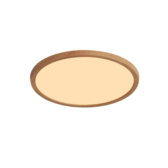 Nordlux 47276004 OJA 29 3- Step LED Deckenleuchte 18W Dimmbar Warmweiss Holzfolie