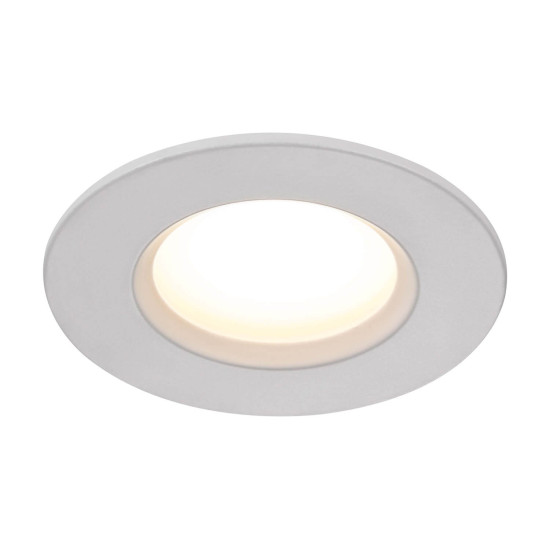 Nordlux Dorado 2700 3er-Pack LED Einbauleuchte 3x3.3W dimmbar Warmweiss IP65 wasserdicht 49410101