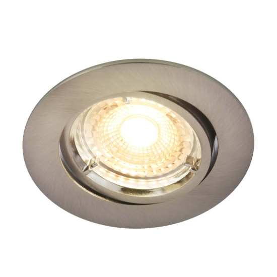 Nordlux Ankaa 2700 LED Einbauleuchte GU10 6.7W dimmbar Warmweiss Nickel 49590155