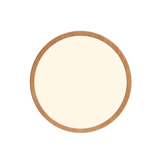 Nordlux 50046104 OJA 29 LED Deckenleuchte 17W Dimmbar Warmweiss Holzfolie IP54