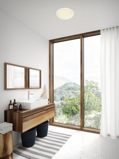 Nordlux Oja 60 LED Deckenleuchte 3-Stufen dimmbar 38W warmweiss Weiss 50066101