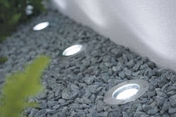 Nordlux 96439934 Tilos 3x Gehweg Bodenleuchten Edelstahl Glas GU10 IP67