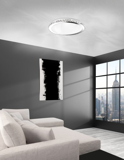 Nova Luce PALERMO Deckenleuchte E27 4-fach Chrom 9x50,5cm dimmbar 7311403