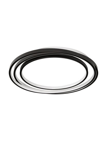 Nova Luce LED Deckenleuchte Arbor dimmbar 33W warmweiss 3000K Schwarz Metall Ø54cm 9001096