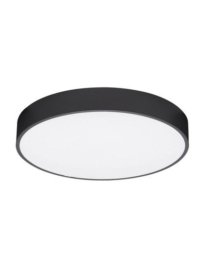Nova Luce LED Deckenleuchte Hadon 30W warmweiss 3000K Schwarz Stahl Ø50cm 9001533