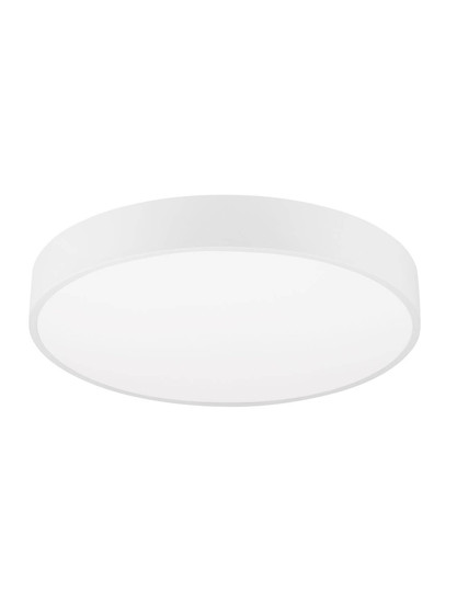 Nova Luce LED Deckenleuchte Hadon 30W warmweiss 3000K Weiß Stahl Ø50cm 9001534
