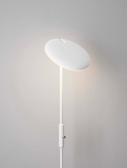 Nova Luce LED Stehleuchte Nostos dimmbar 30W warmweiss 3000K Weiß Aluminium 205cm 9002065