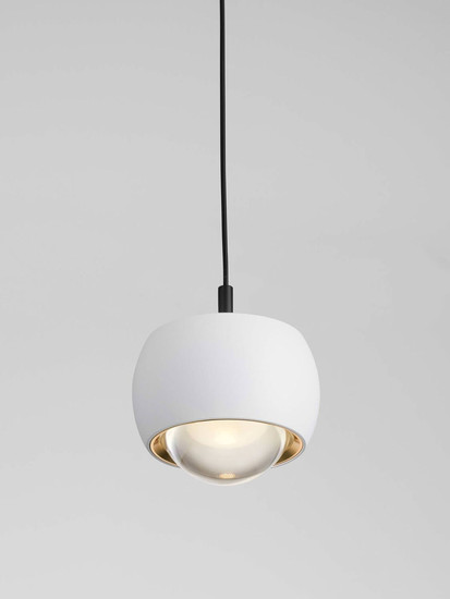 Nova Luce LED Pendelleuchte Conga 13W warmweiss 3000K Weiß Aluminium Ø10cm 9002067