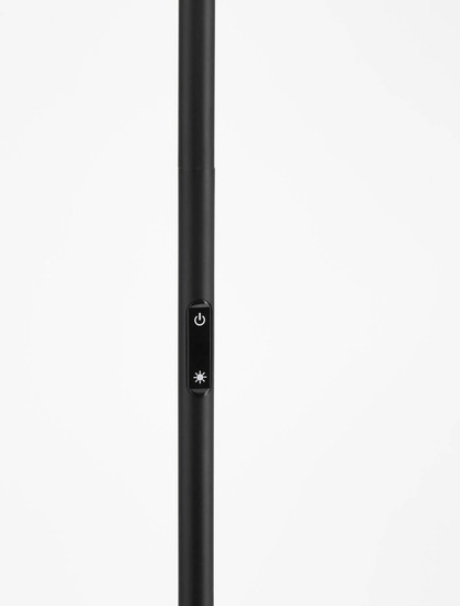 Nova Luce LED Stehleuchte Sinkro dimmbar 30W warmweiss 3000K Schwarz Stahl 174cm 9002080