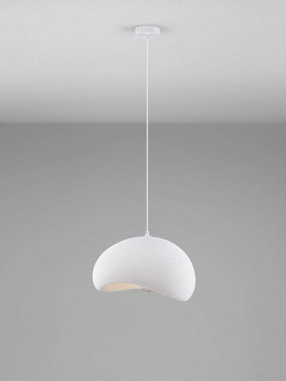 Nova Luce Pendelleuchte Aere E27 Weiß 40x32cm 9002660