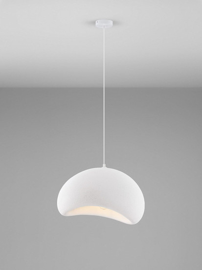 Nova Luce Pendelleuchte Aere E27 Weiß 50x40cm 9002661