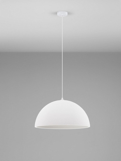 Nova Luce Pendelleuchte Starla E27 Weiß Ø50cm 9002666