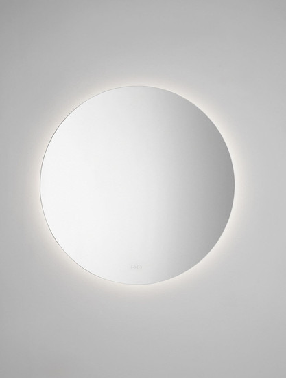 Nova Luce LED Spiegel Alda dimmbar 42W neutralweiss 4000K IP44 Aluminium Spiegelglas Ø80cm 9006013