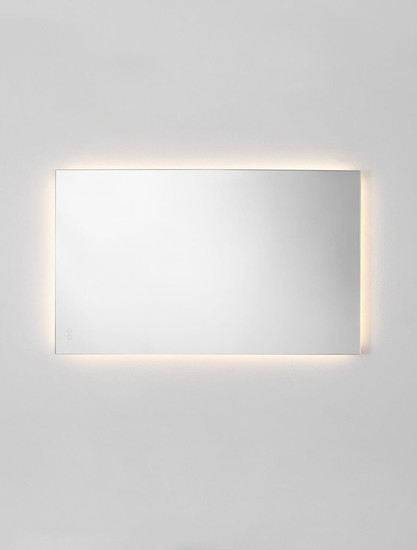 Nova Luce LED Spiegel Alda 53W warmweiss 3000K IP44 Aluminium Spiegelglas 120x70cm 9006027