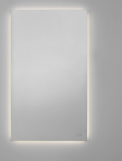 Nova Luce LED Spiegel Alda 53W warmweiss 3000K IP44 Aluminium Spiegelglas 120x70cm 9006027