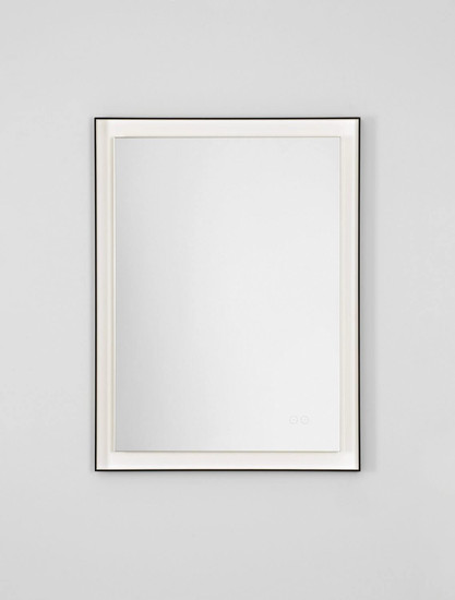 Nova Luce LED Spiegel Ural 29W warmweiss 3000K IP44 Aluminium Spiegelglas 80x60cm 9006037