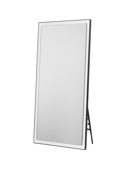 Nova Luce LED Spiegel Adon 42W warmweiss 3000K IP44 Schwarz Weiß Aluminium Spiegelglas 150x75cm 9006038