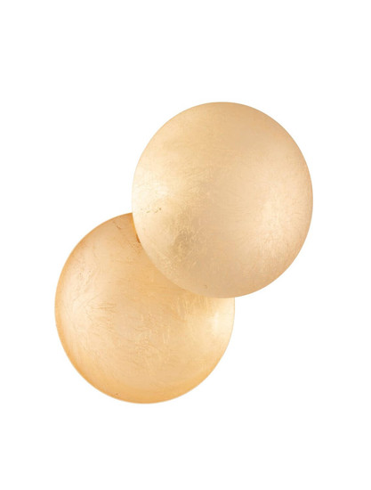 Nova Luce LED Wandleuchte Soleil 6W warmweiss 3000K Blattgold Aluminium Ø20cm 9006081