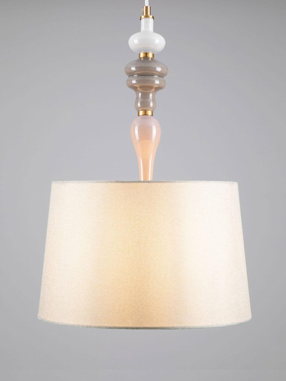 Nova Luce Pendelleuchte Damo E27 Mehrfarbig Metall Keramik Ø34cm 9009146