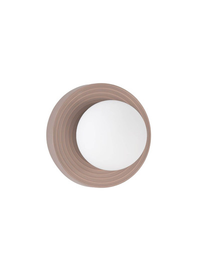 Nova Luce Wandleuchte Orbique G9 Mokka Opal Glas Keramik Ø22cm 9009210