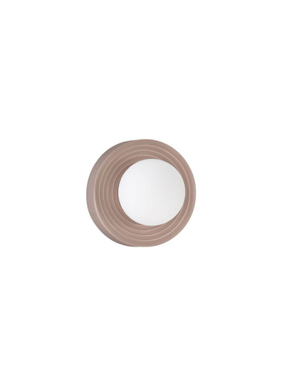 Nova Luce Wandleuchte Orbique G9 Mokka Opal Glas Keramik Ø16cm 9009214