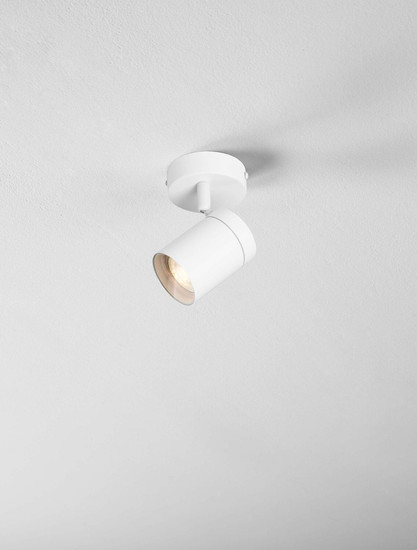 Nova Luce Deckenleuchte Alma GU10 IP44 Weiß Aluminium Ø8cm 9011314