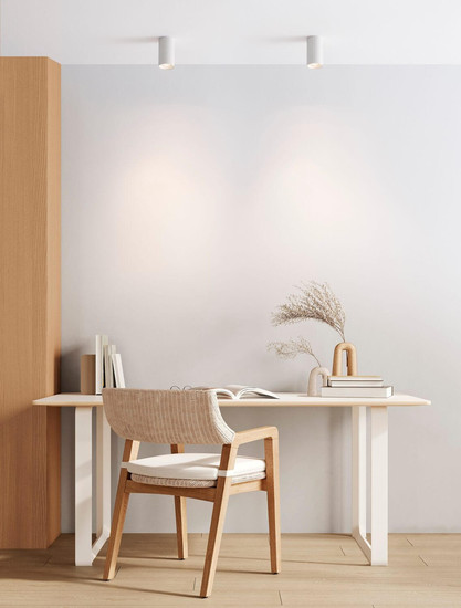 Nova Luce Deckenleuchte Mare GU10 Weiß Aluminium Ø5,5cm 9011332