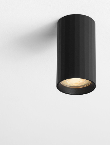 Nova Luce Deckenleuchte Mare GU10 Schwarz Aluminium Ø5,5cm 9011333