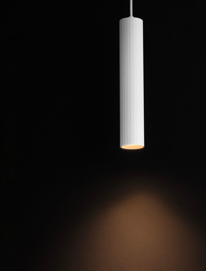 Nova Luce Pendelleuchte Mare GU10 Weiß Aluminium Ø5,5cm 9011334