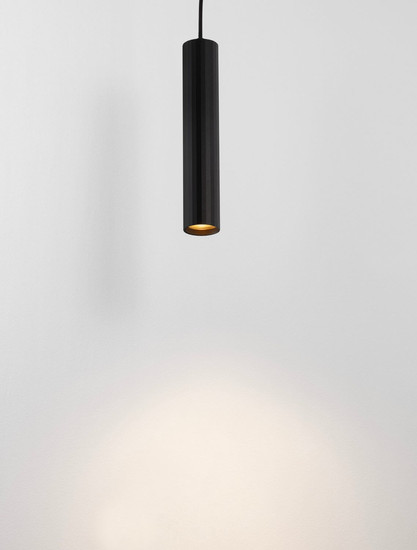 Nova Luce Pendelleuchte Mare GU10 Schwarz Aluminium Ø5,5cm 9011335