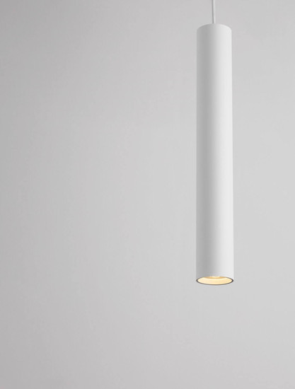 Nova Luce Pendelleuchte Ami GU10 Weiß Aluminium Ø5,5cm 9011336