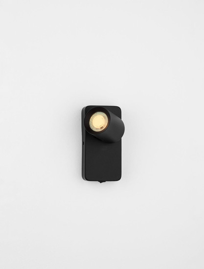 Nova Luce Wandleuchte Cosmina schwenkbar GU10 Schwarz Aluminium Ø11cm 9011338