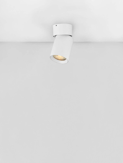 Nova Luce Deckenstrahler Amecy schwenkbar GU10 Weiß Aluminium Ø6cm 9011347