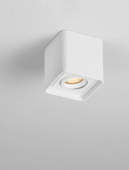 Nova Luce Deckenleuchte Monique schwenkbar GU10 Weiß Aluminium 10x8,5cm 9011353