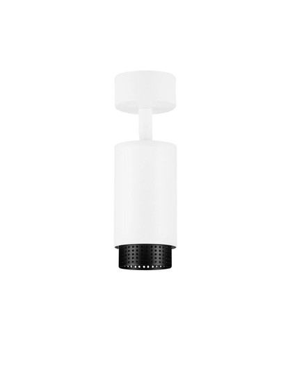 Nova Luce Deckenleuchte Nessi schwenkbar GU10 Weiß Schwarz Aluminium Ø6cm 9011402