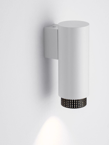 Nova Luce Wandleuchte Nessi GU10 Weiß Schwarz Aluminium Ø6cm 9011404