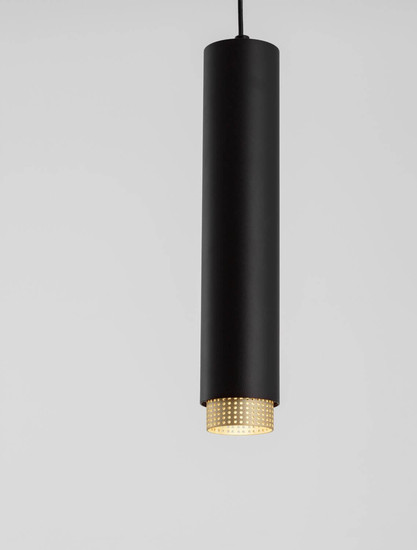 Nova Luce Pendelleuchte Nessi GU10 Schwarz Gold Aluminium Ø6cm 9011407