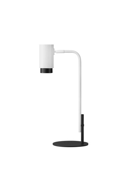 Nova Luce Tischleuchte Nessi schwenkbar GU10 Weiß Schwarz Aluminium 42x17cm 9011408