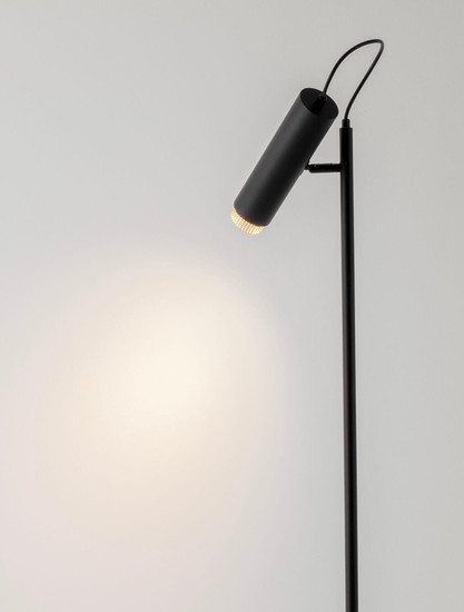Nova Luce Stehleuchte Nessi schwenkbar GU10 Schwarz Gold Aluminium 160cm 9011411