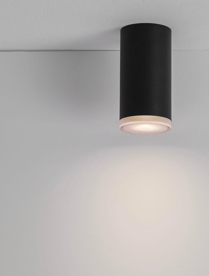 Nova Luce Deckenleuchte Mao GU4 IP44 Schwarz Aluminium Ø5,5cm 9011412
