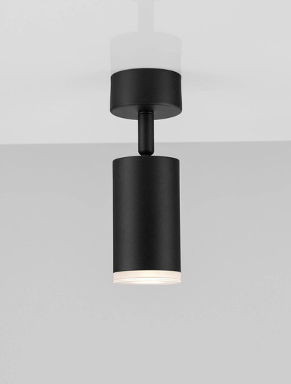 Nova Luce Deckenleuchte Mao GU10 IP44 Schwarz Aluminium Ø5,5cm 9011414