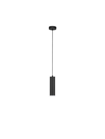 Nova Luce Pendelleuchte Mao GU10 IP44 Schwarz Aluminium Ø5,5cm 9011420