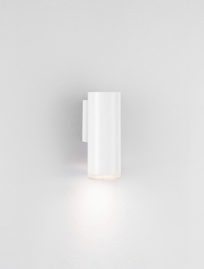 Nova Luce Wandleuchte Mao GU10 IP44 Weiß Aluminium Ø5,5cm 9011423